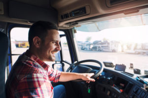 A professional driver from Dillon transportation teaches a student acquiring their CDL